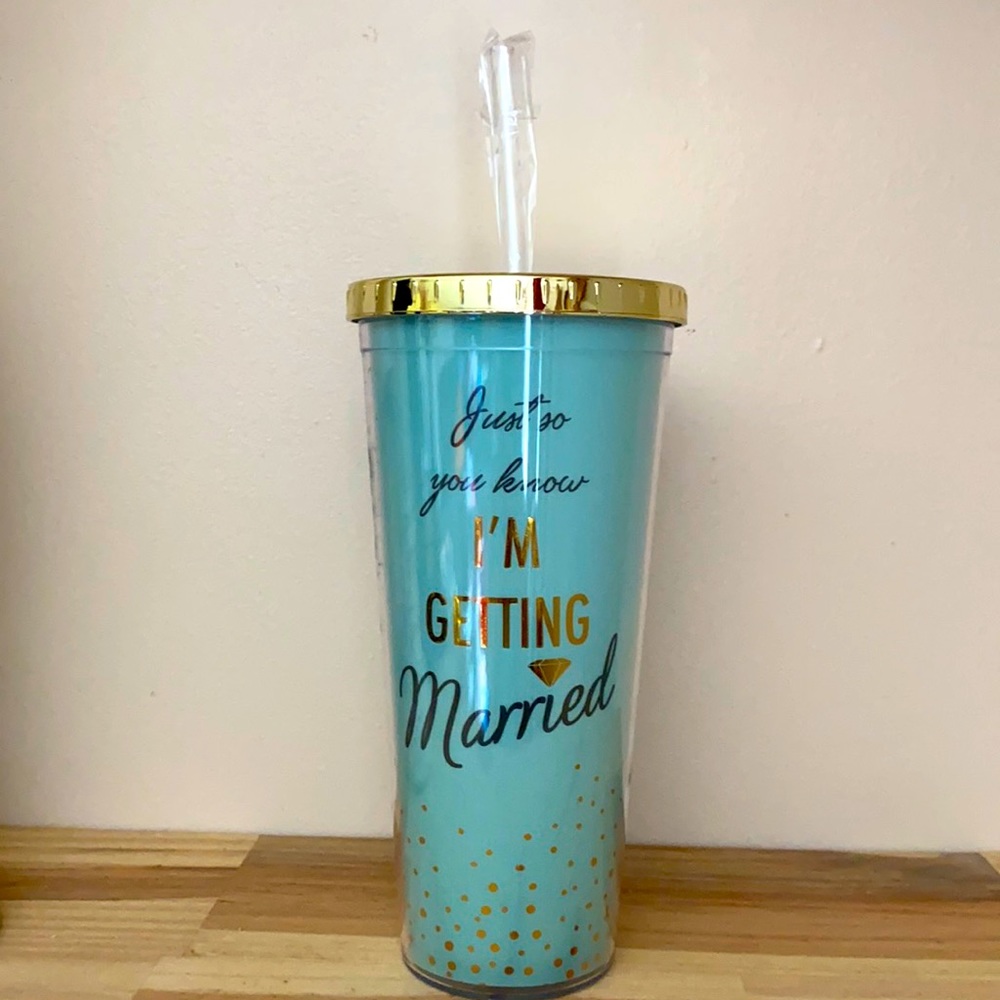 . New getting married tumbler!